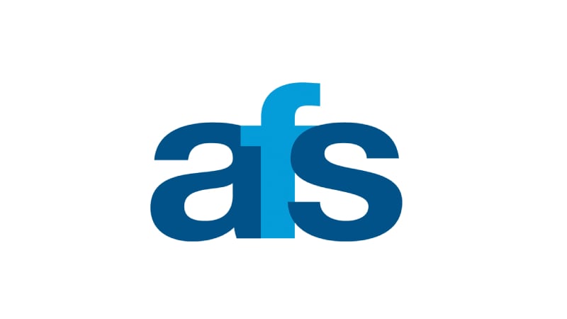 A logo of the AFS bank