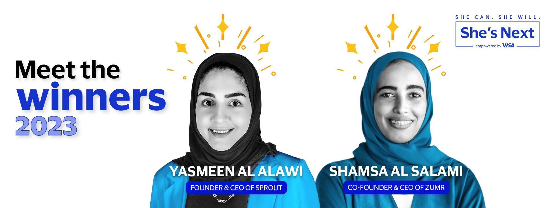 Meet the winners 2023 Yasmeen Al Alawi and Shamsa Al Salami